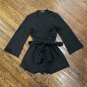 The Fifth Label black long sleeve romper, XS